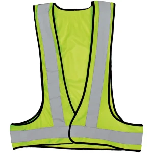 Lime Reflective BIB with Velcro (Mesh Material)